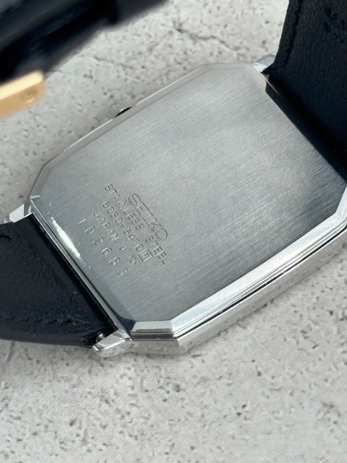 80s 빈티지 세이코 탱크 쿼츠 상품이미지8