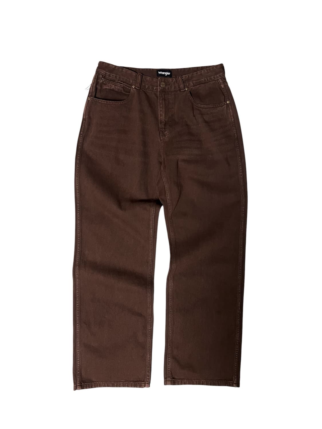 (새상품)랭글러 Wrangler 브라운 데님 팬츠 32 상품이미지1