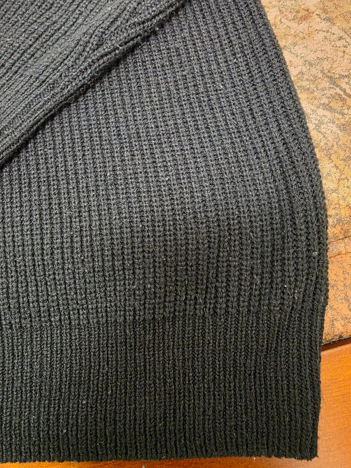 수아레 워셔블 하찌 니트 블랙 L 상품이미지4