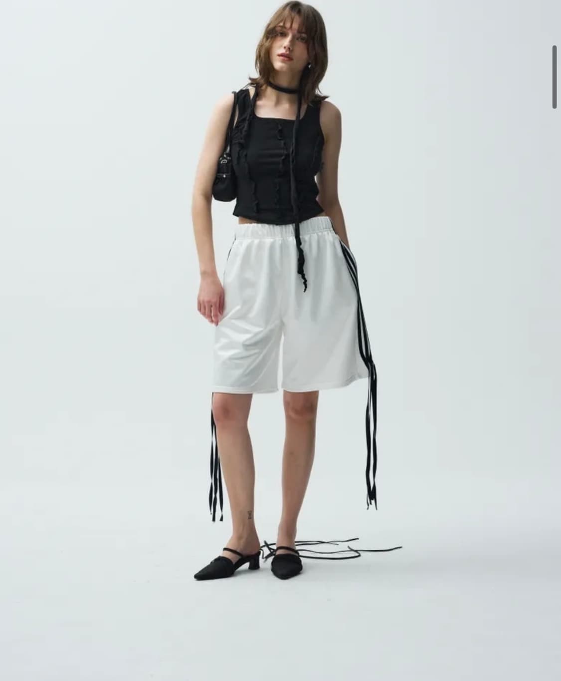미드나잇 무브 7 boxing pants (white) 상품이미지2