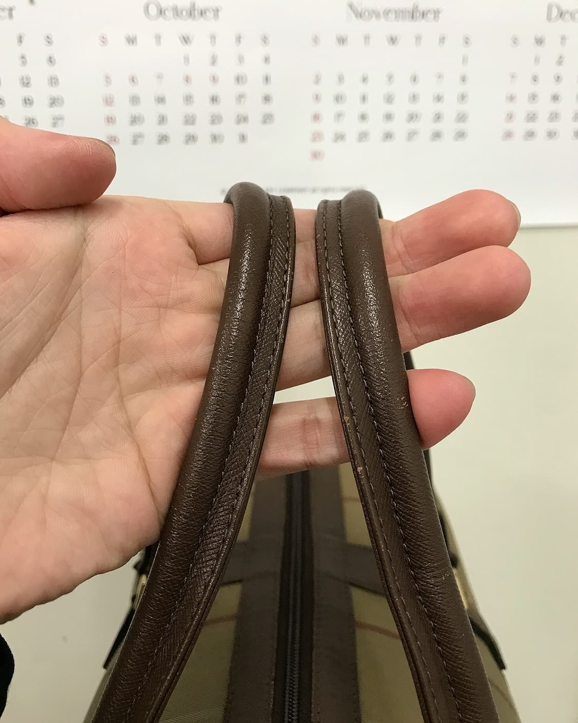 버버리 로고 체크 보스턴백 상품이미지6