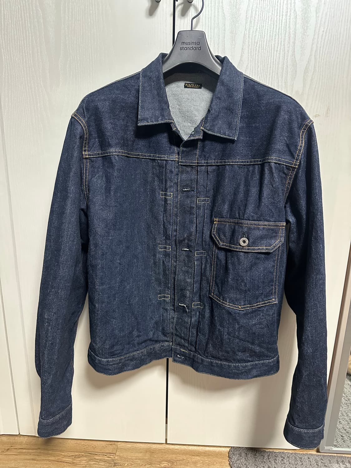 캐피탈 원워시 퍼스트 자켓 인디고 상품이미지3