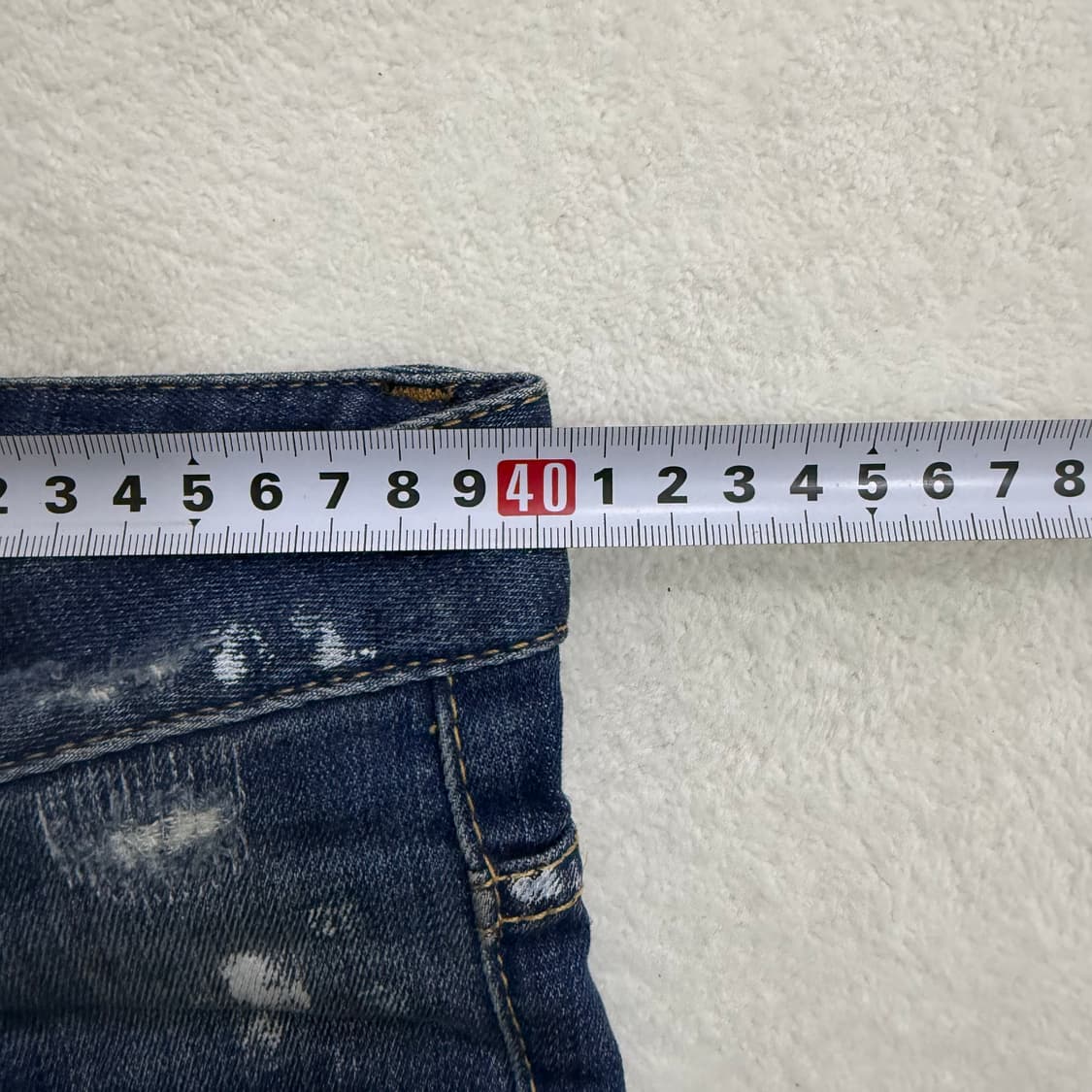 38 디스퀘어드2 데미지 페인트 데님팬츠 0312T 상품이미지5