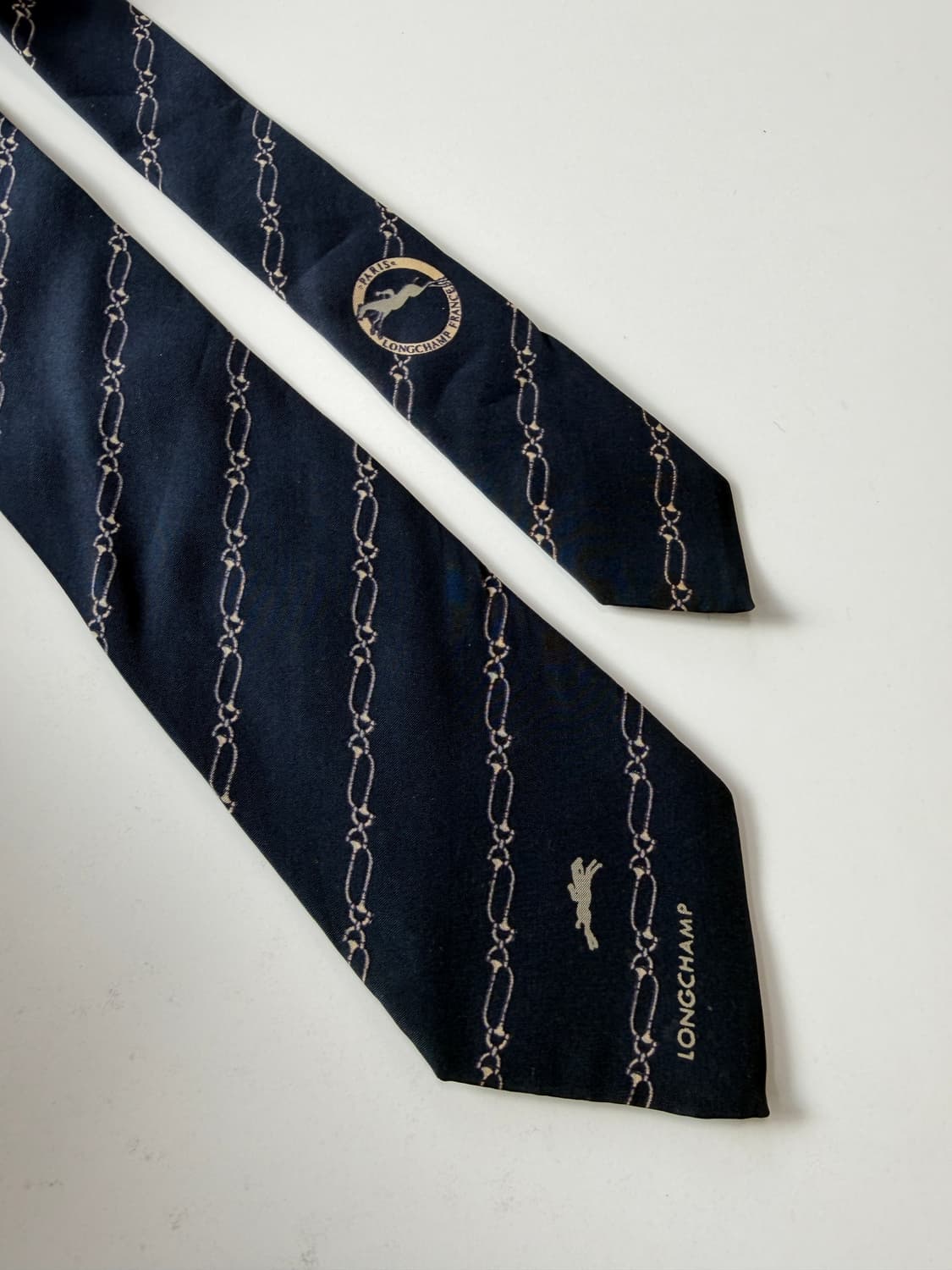 롱샴 (LONGCHAMP) 실크 넥타이 7.7cm 상품이미지4
