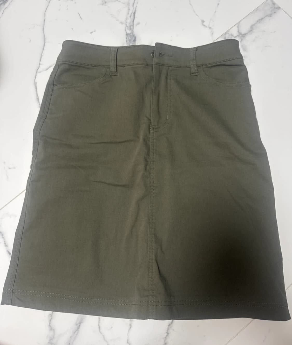 빈티지 카고 미디스커트 카키 free 상품이미지1