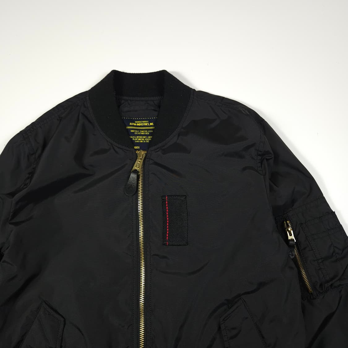 알파인더스트리 항공 자켓 블랙 상품이미지2