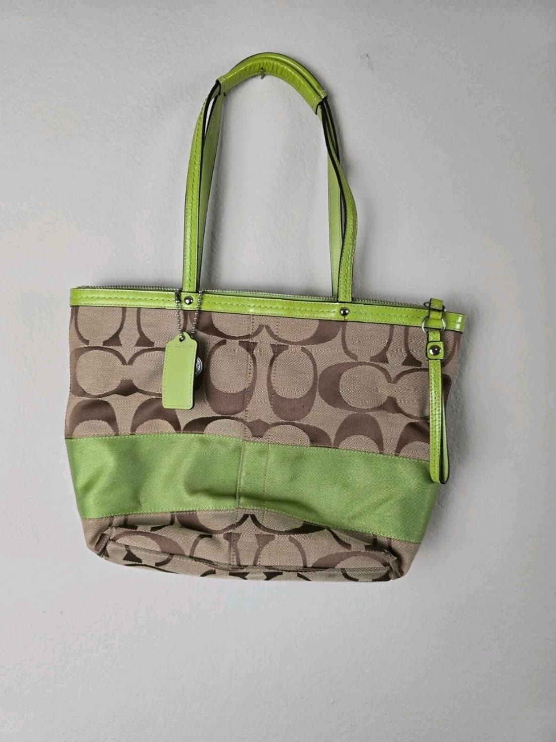 코치 시그니처그린숄더백 상품이미지10