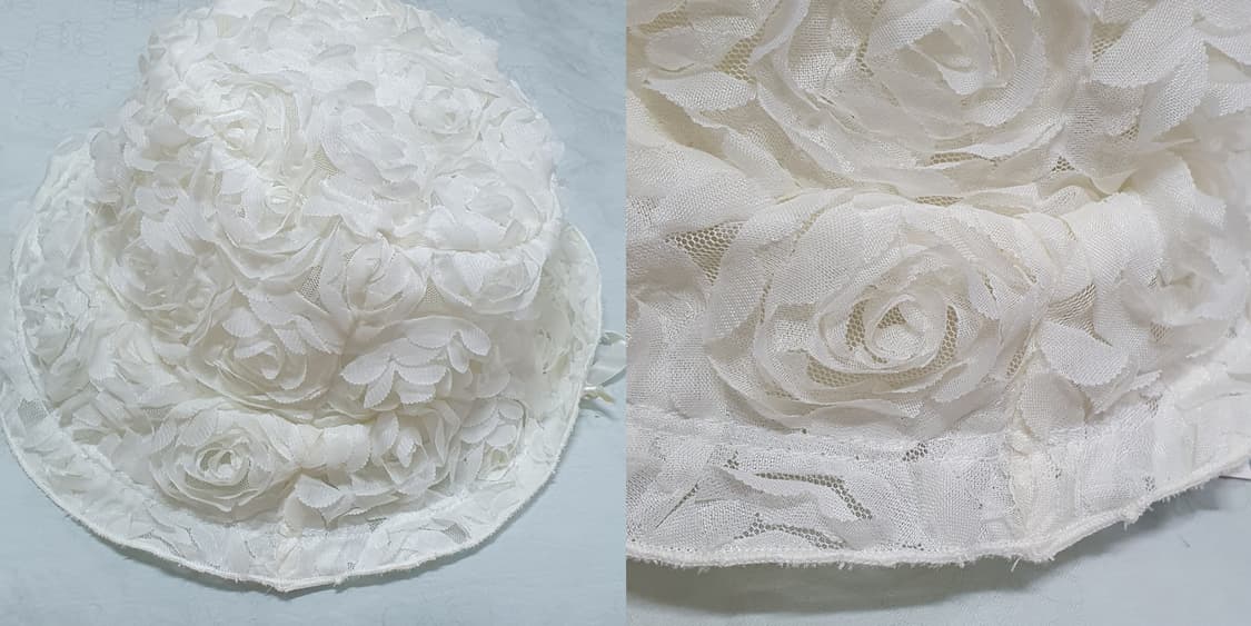 크림 꽃 시엔느 집시 로즈 버킷햇 벙거지 어부 모자  상품이미지4