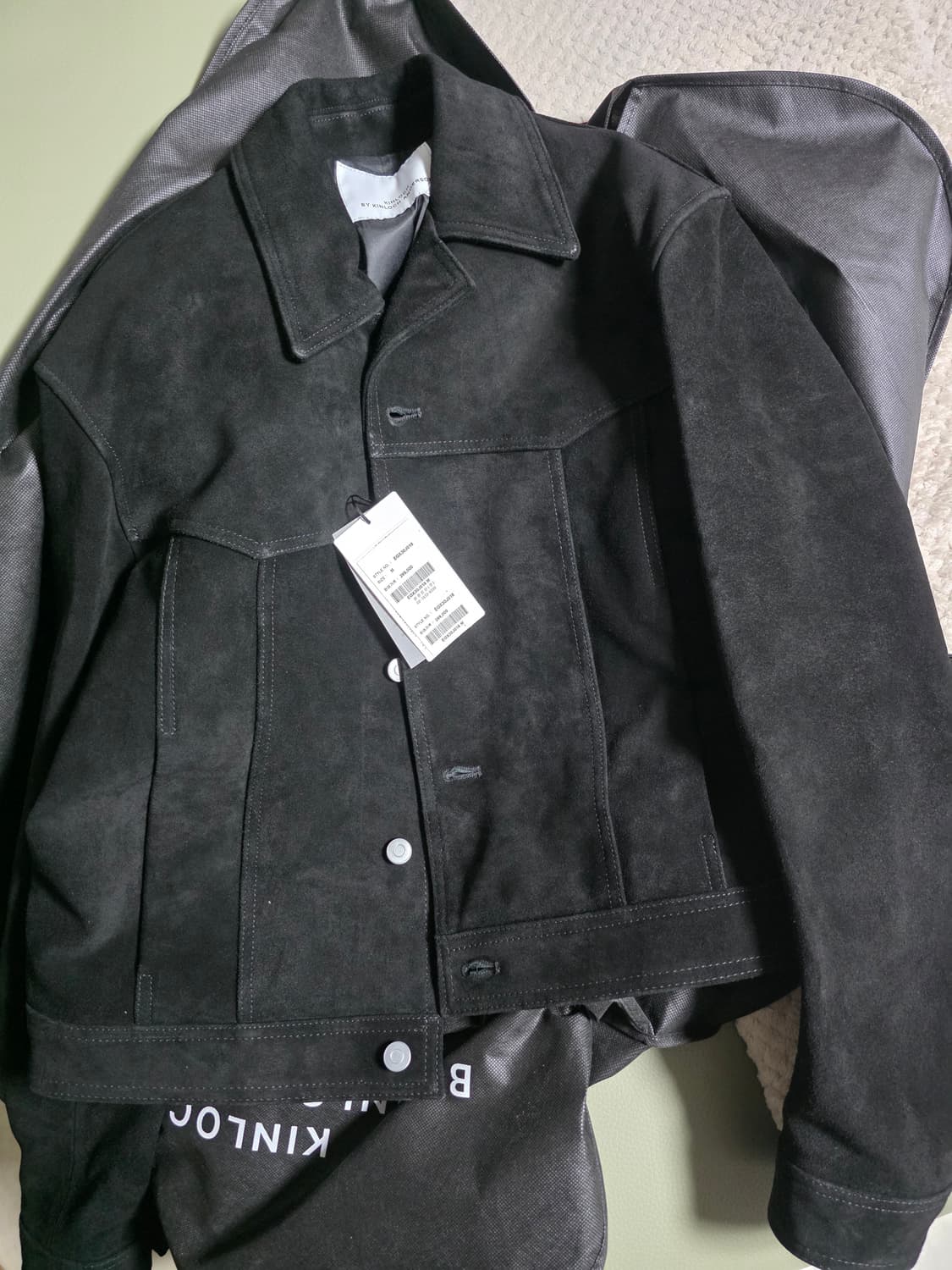 커넥트킨록 카우하이드 리얼 스웨이드 자켓 m 상품이미지2