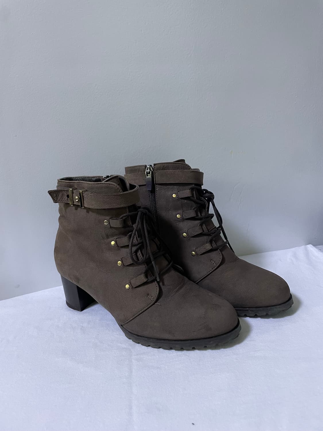 빈티지 모카 리본 부츠 225(230) 상품이미지3