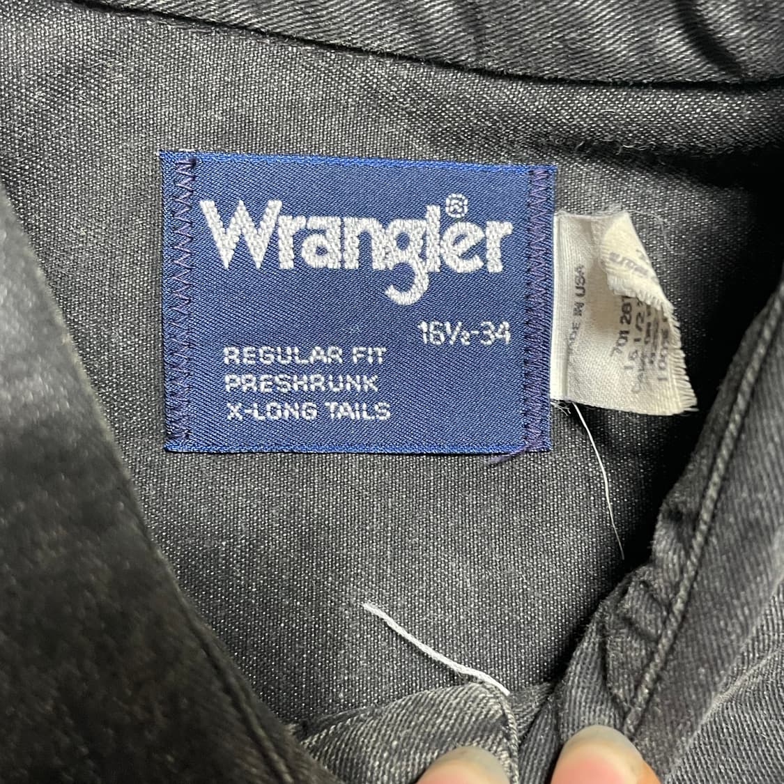 16 1/2-34 랭글러 USA 레귤러핏 웨스턴 셔츠 상품이미지4