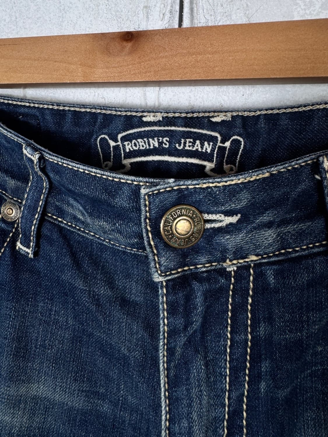 Robin's Jeans 더블 프론트 크로스 데님 팬츠 상품이미지7