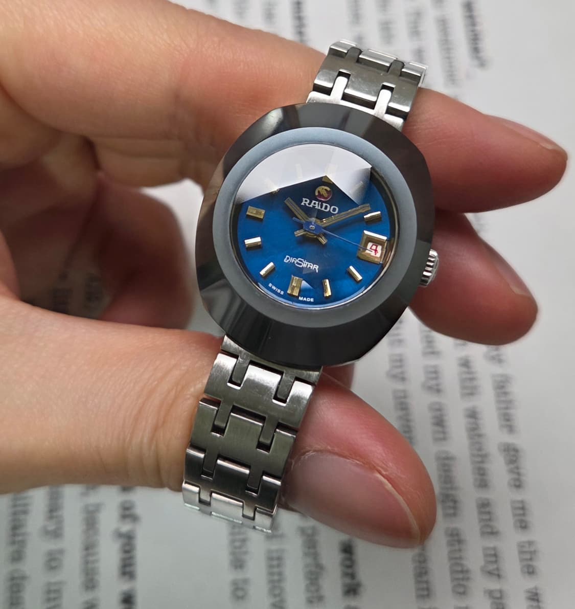 레어] 빈티지 라도 다이아스타3 통세라믹 베젤 여성용 브레이슬릿 ver. 상품이미지5