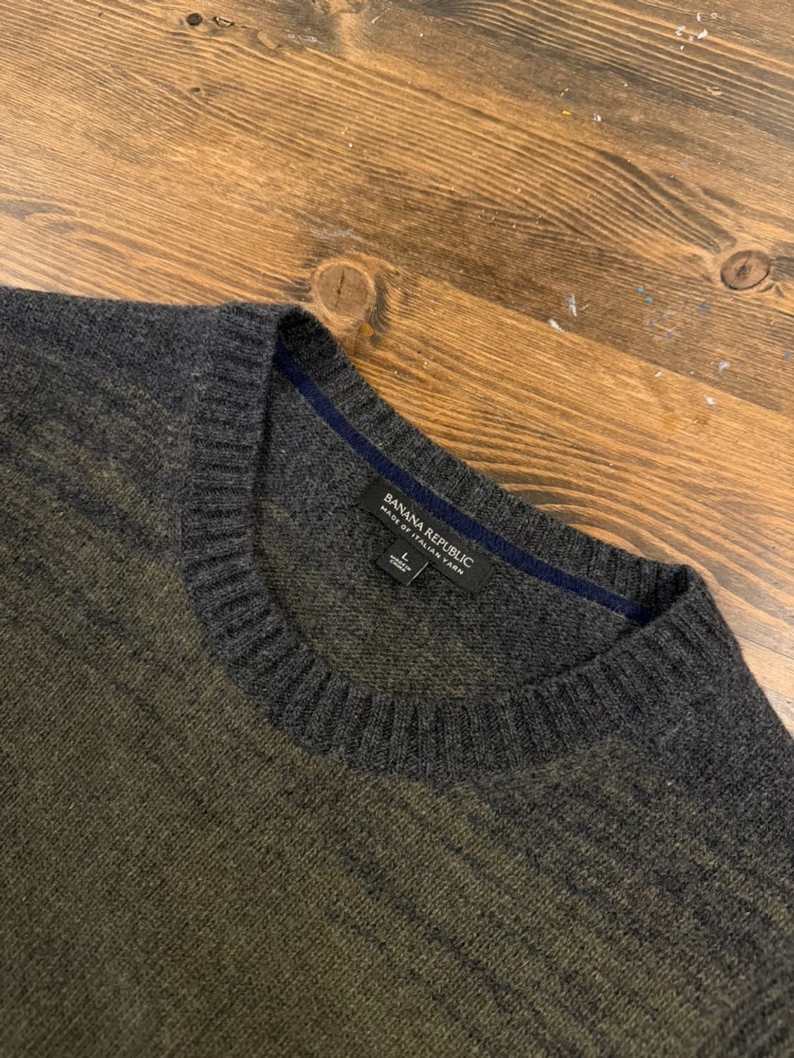 바나나리퍼블릭 램스울 니트 남성100 상품이미지7