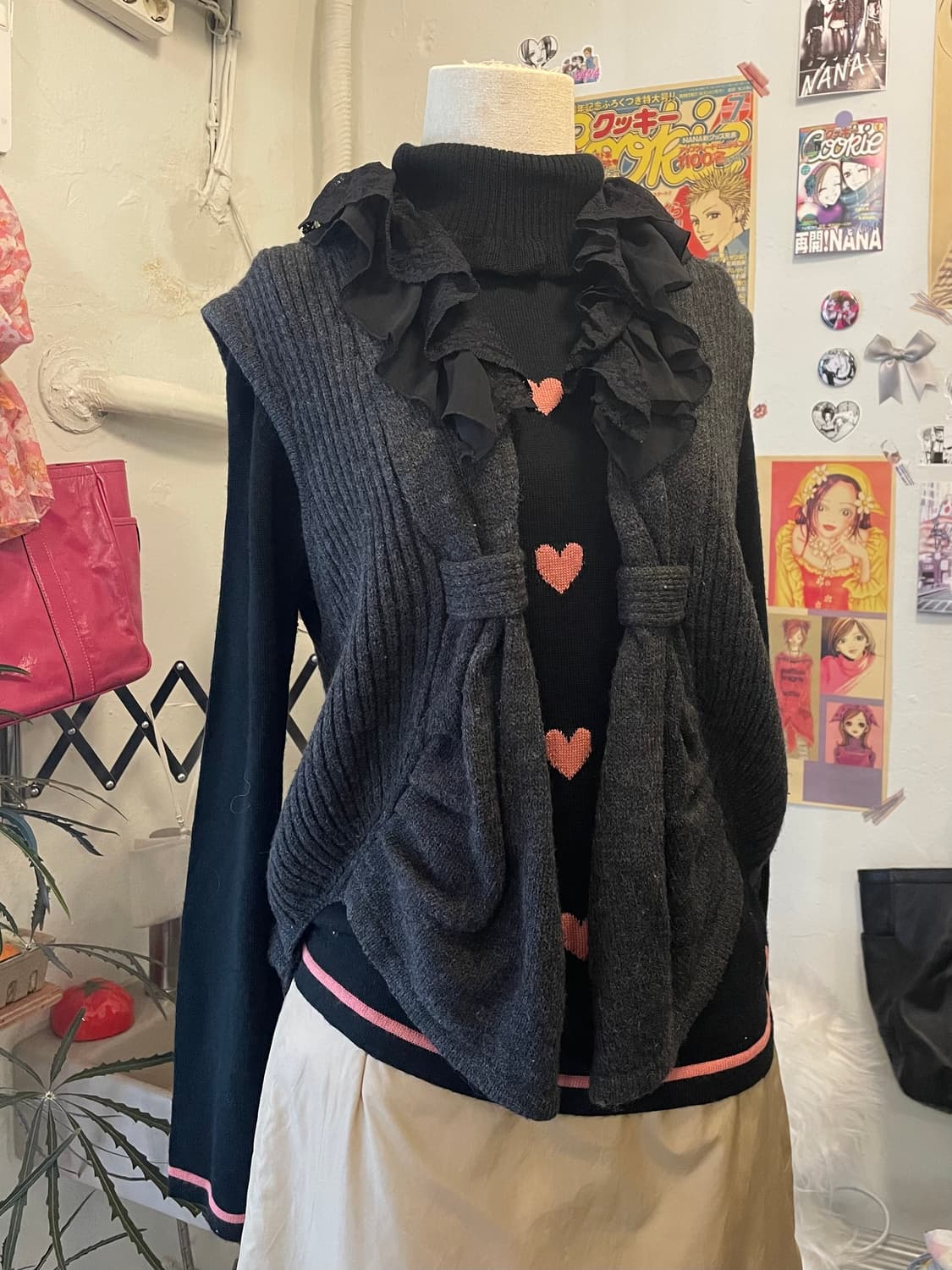 러플 프릴카라 베스트 [무배] 상품이미지1