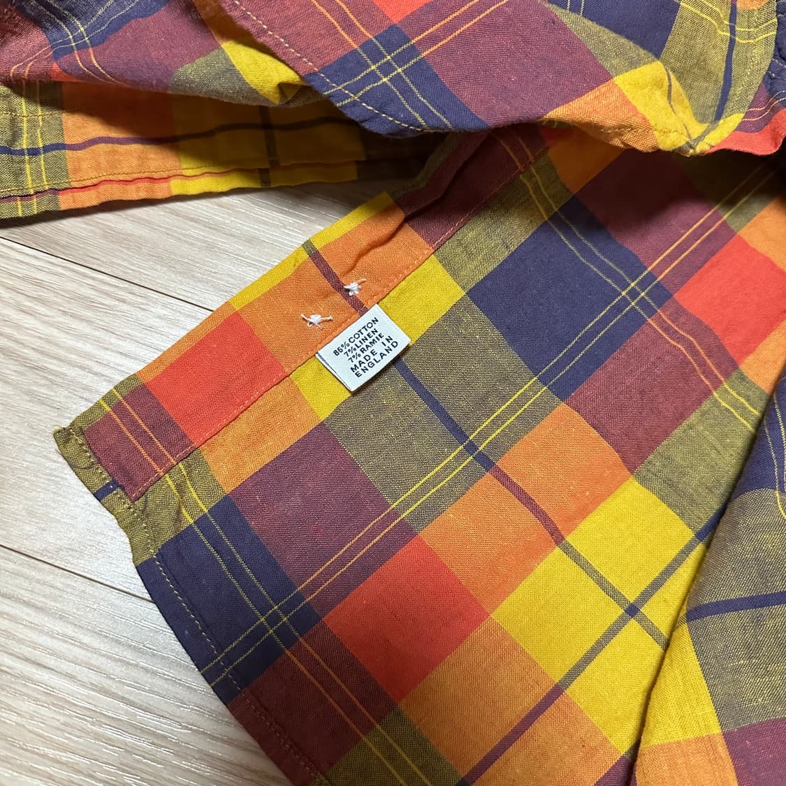 드레익스 원포켓 린넨/코튼 버튼다운 셔츠 15(38) 상품이미지4