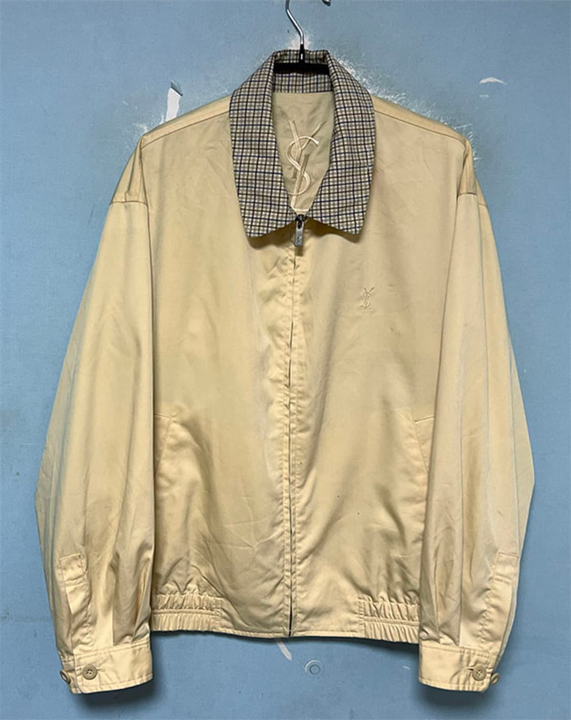 입생로랑 남자 블루종점퍼 캐주얼 춘추 XL 105 상품이미지1