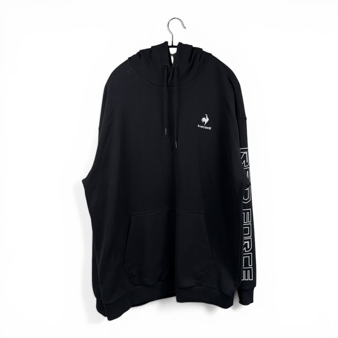 (2XL) 르꼬끄 레드포스 프린팅 후드 티 블랙 상품이미지1