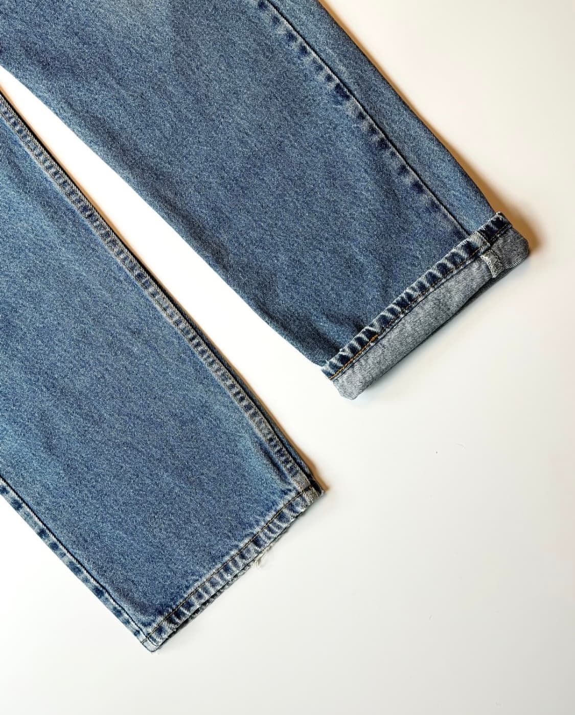 90S 리바이스 505 레귤러 스트레이트 오렌지탭 데님 팬츠 USA 상품이미지4