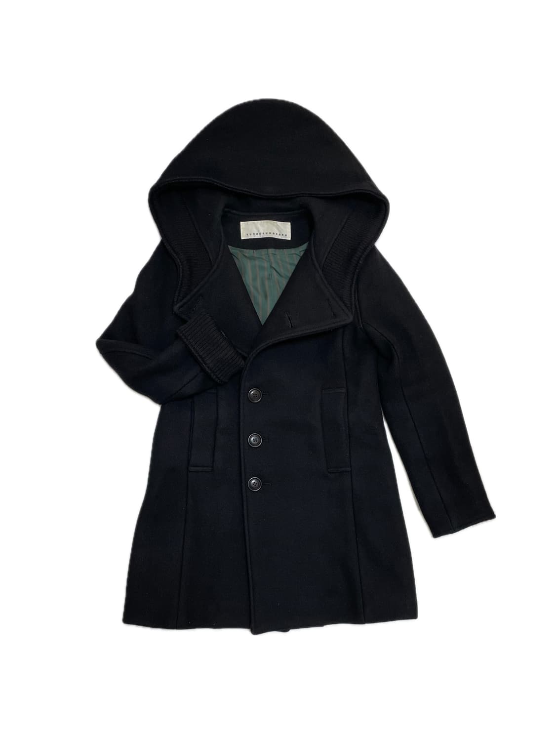 Sunao Kuwahara hood botton coat 상품이미지2