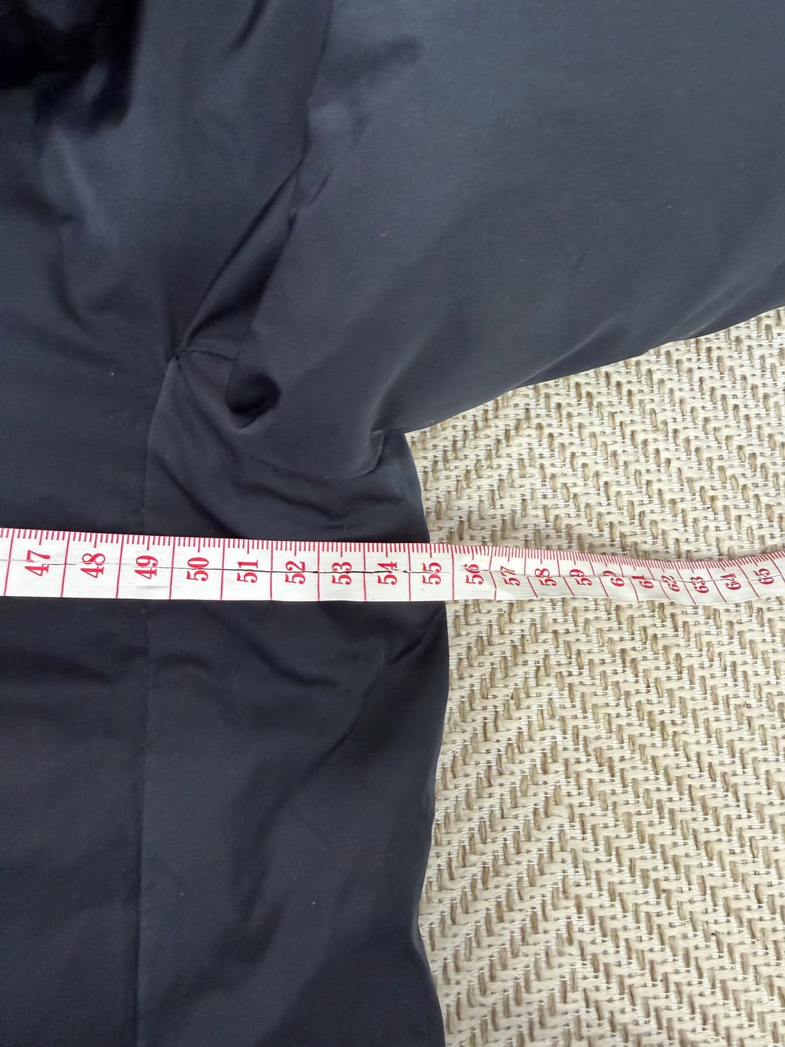 정품) LANVIN 랑방 한섬 블랙 구스패딩 82 상품이미지9