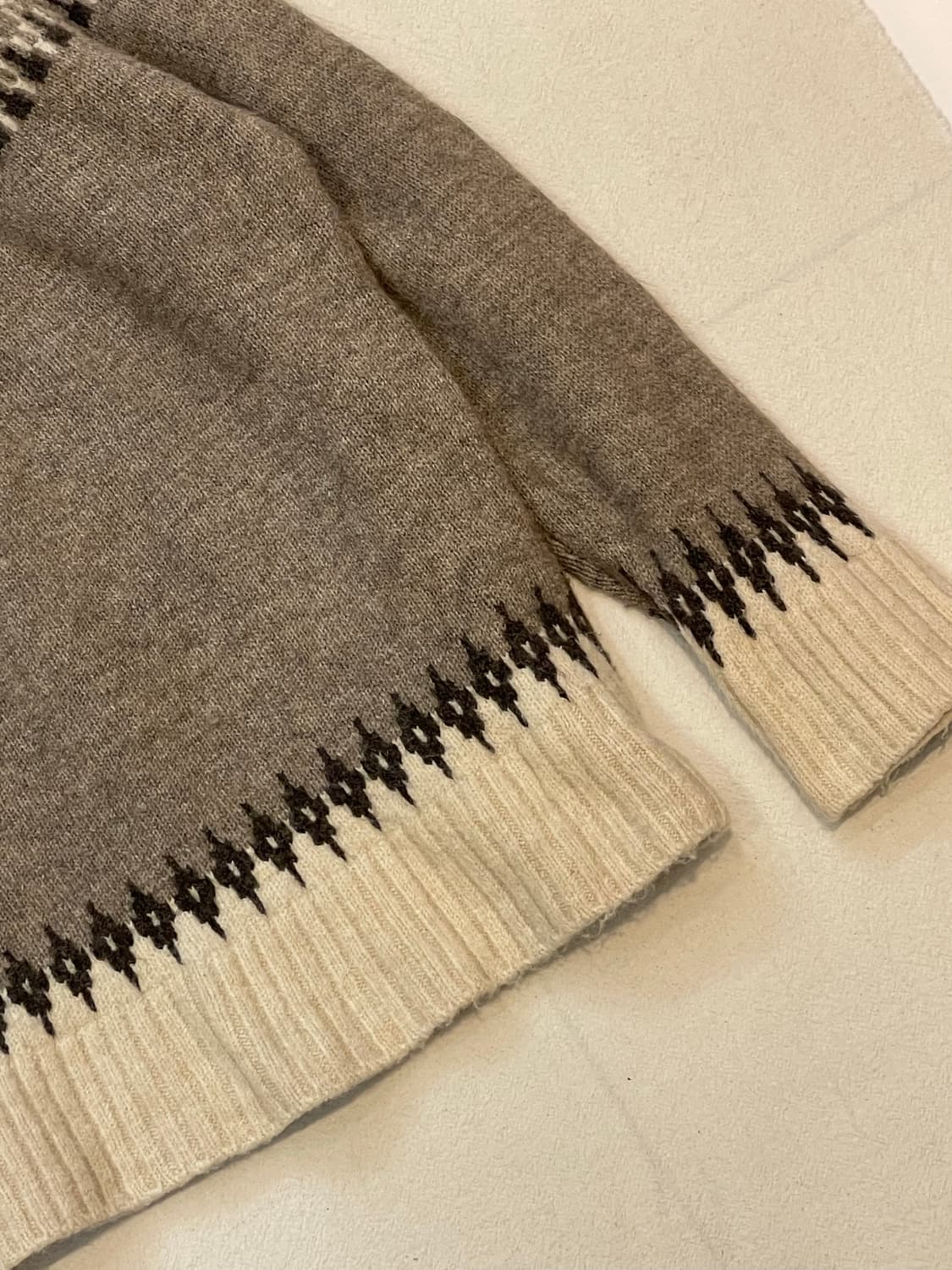 일본빈티지 페어아일 니트 상품이미지3