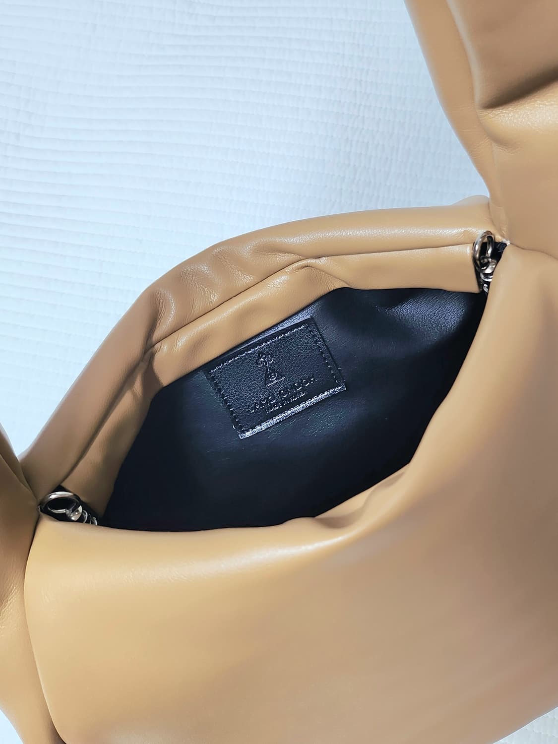 세이모온도 머그백  L lambskin 캬라멜 상품이미지2