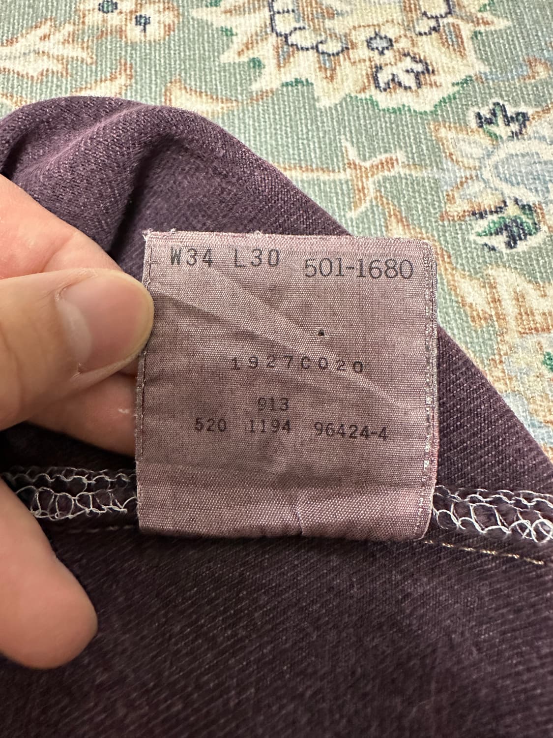 (32)리바이스501 퍼플 상품이미지5