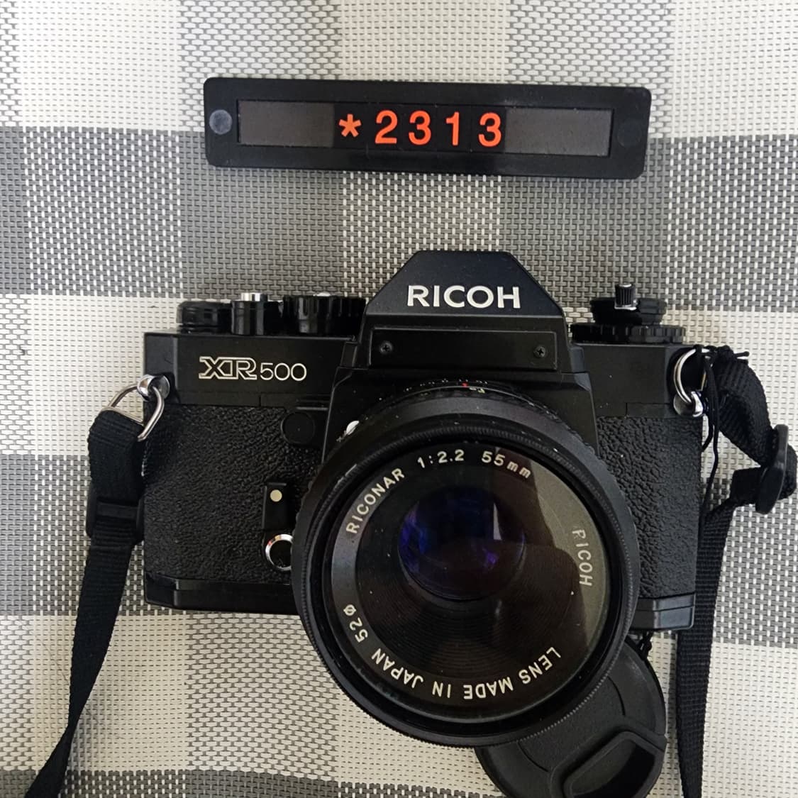 리코 XR-500 필름카메라 2.2단렌즈 블랙바디 상품이미지1