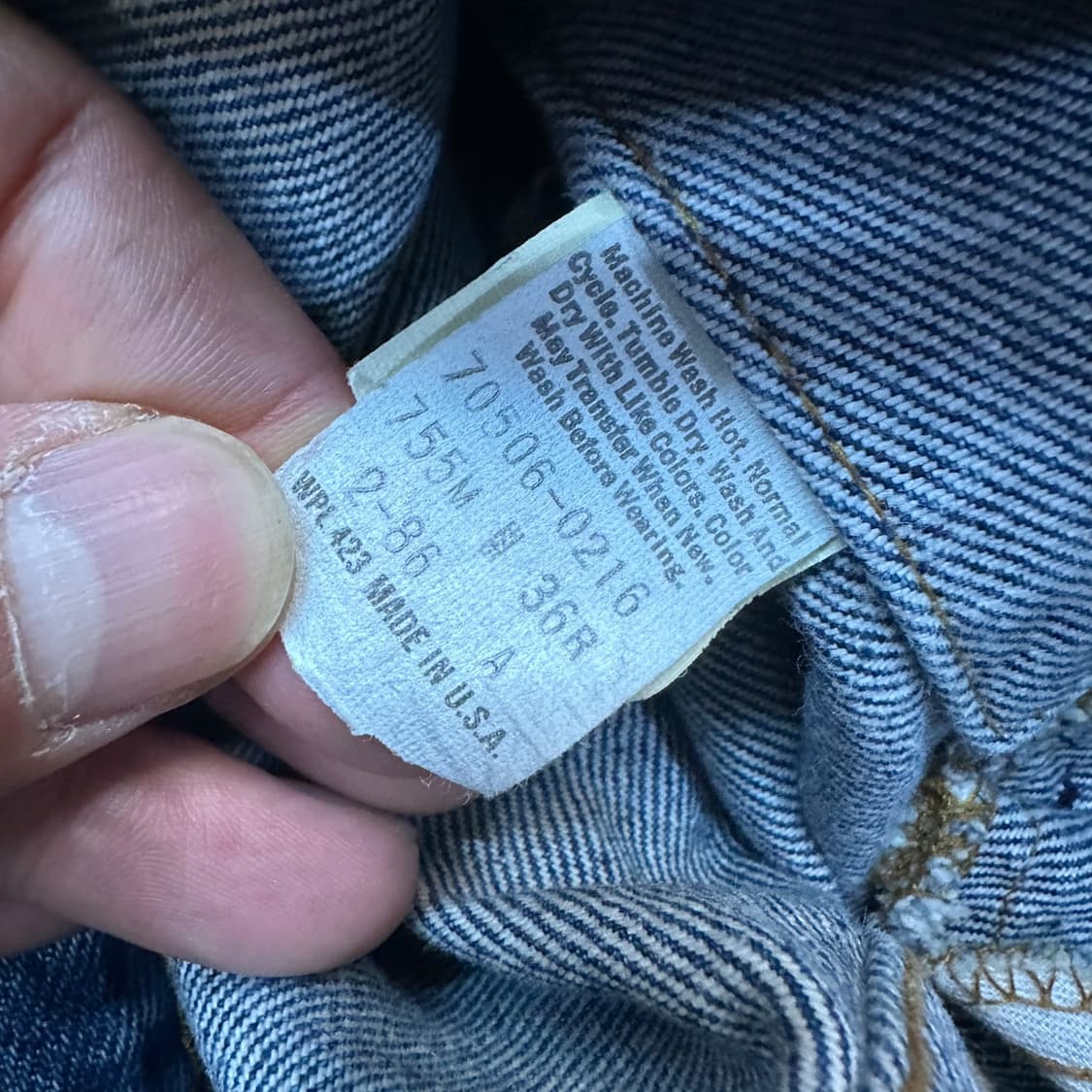 리바이스 usa 데님 트러커 자켓 상품이미지7