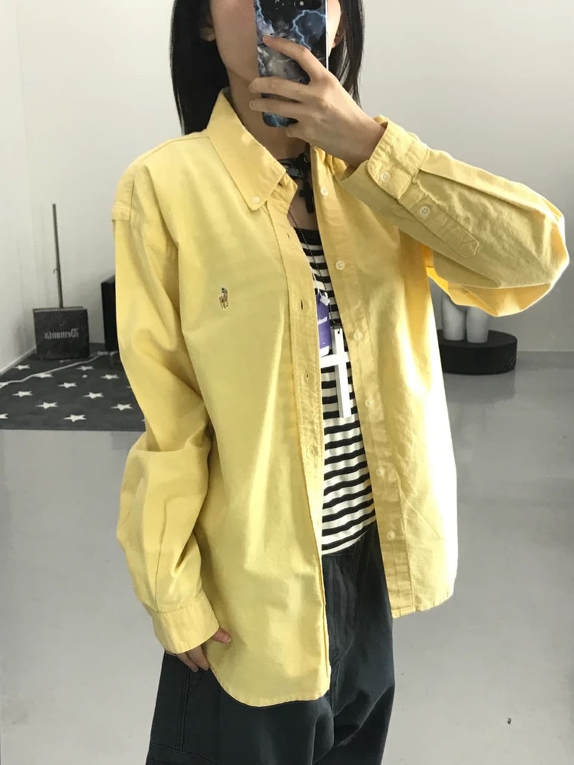 폴로랄프로렌 옐로우 셔츠 상품이미지2