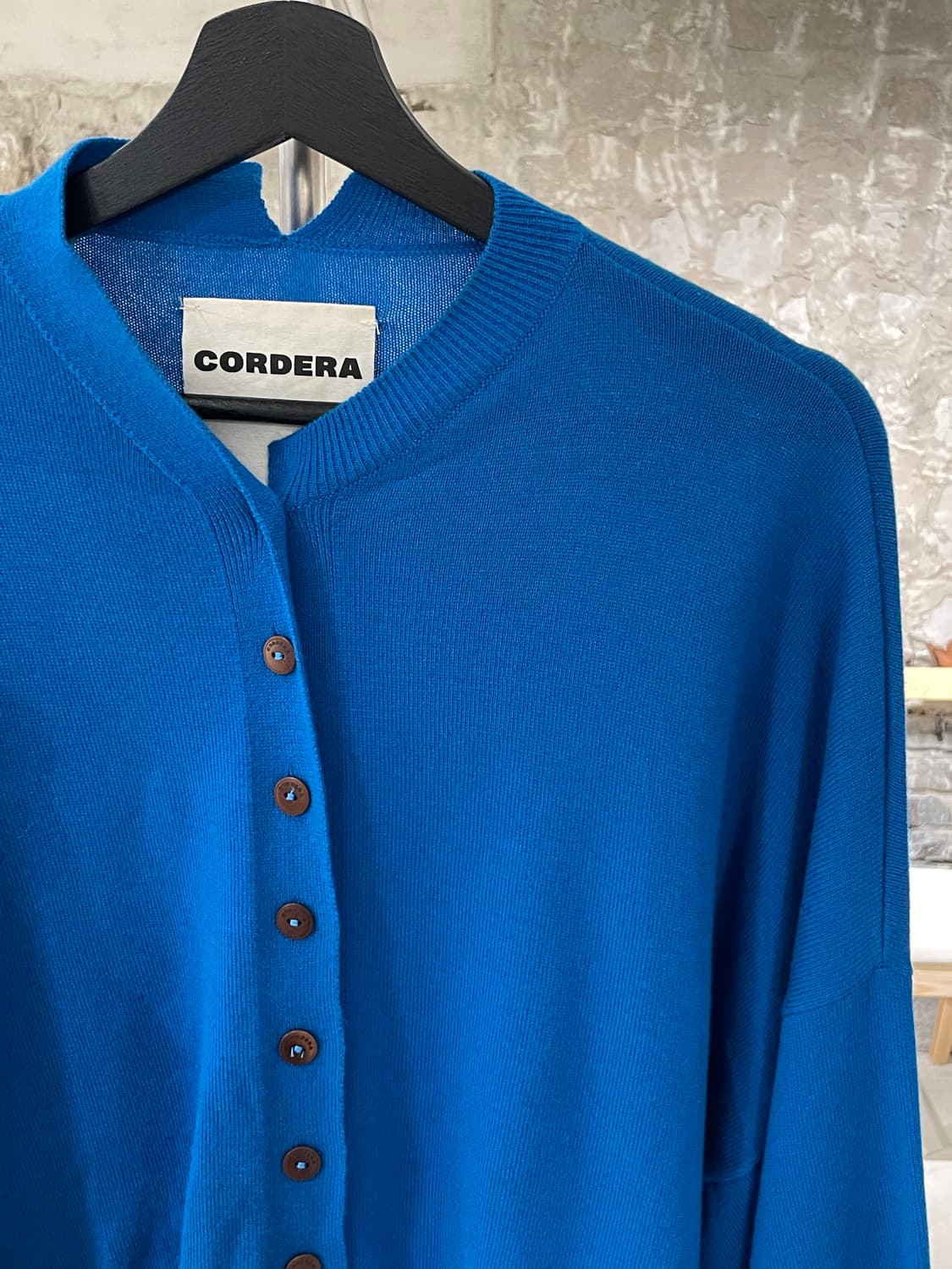 코데라 세룰레오 메리노 울 크롭 가디건 상품이미지3