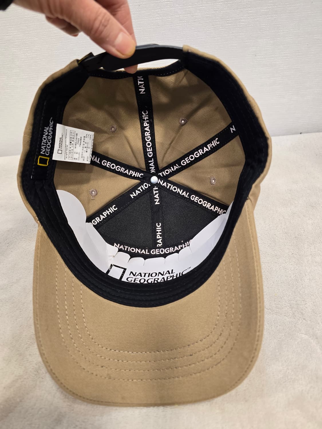 새상품)  내셔널지오그래픽 볼캡 TAN(베이지) 상품이미지4