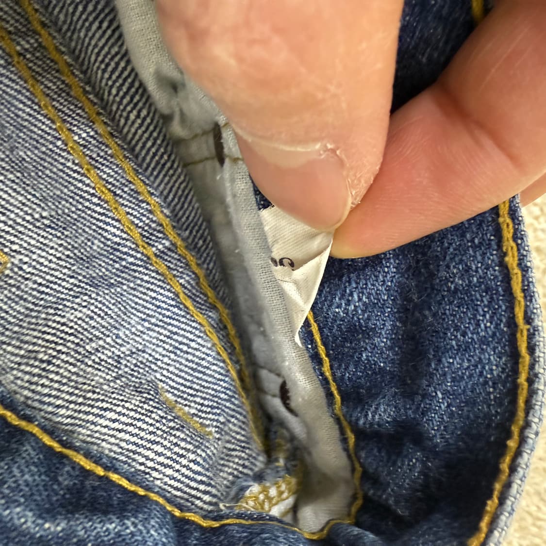 [32] 에드윈 505 스트레이트 데님 진1231T1 상품이미지4