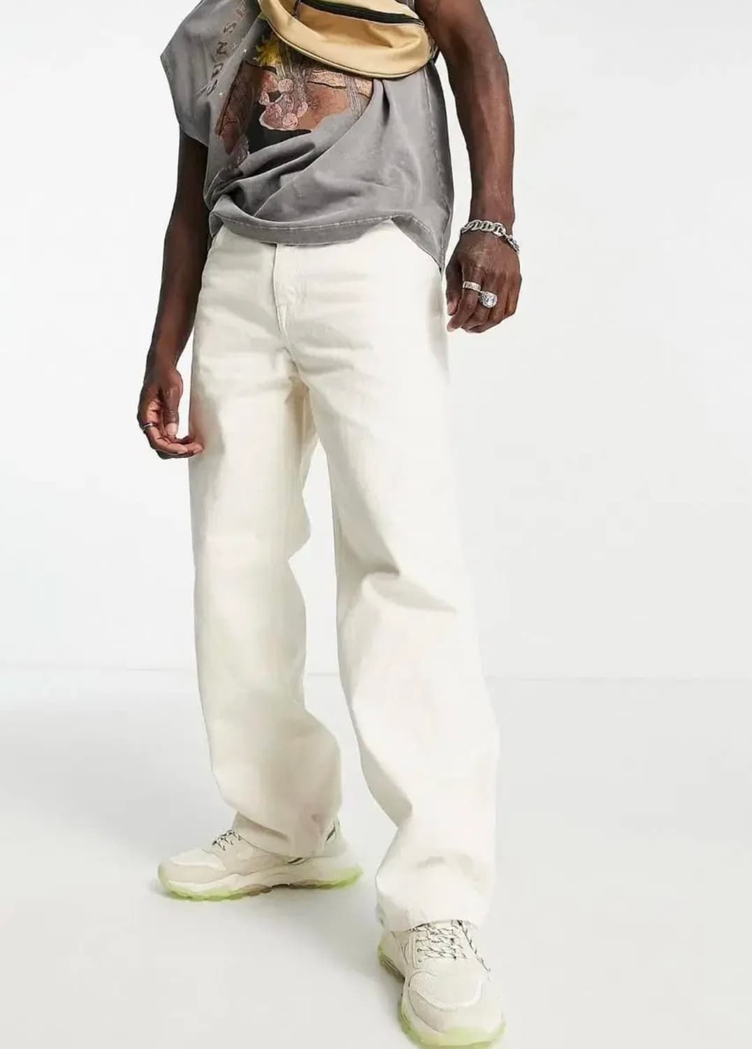 [32] 닥터데님 에크루 진 데님 팬츠 새상품 상품이미지1