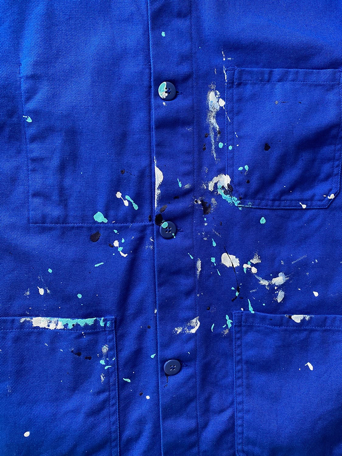 오리지널 빈티지 페인팅 프렌치 워크자켓 030 상품이미지4