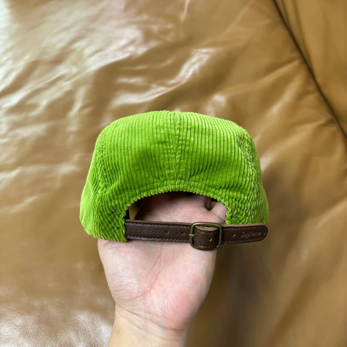 Supreme 슈프림 코듀로이 그린 캠프캡 모자 (Green) 상품이미지7