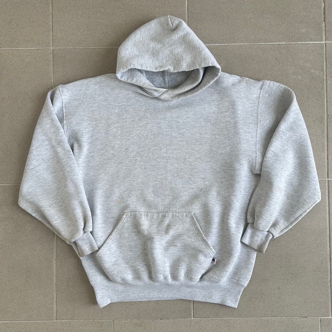 90s 빈티지 러셀 후드 그레이 XL 상품이미지1