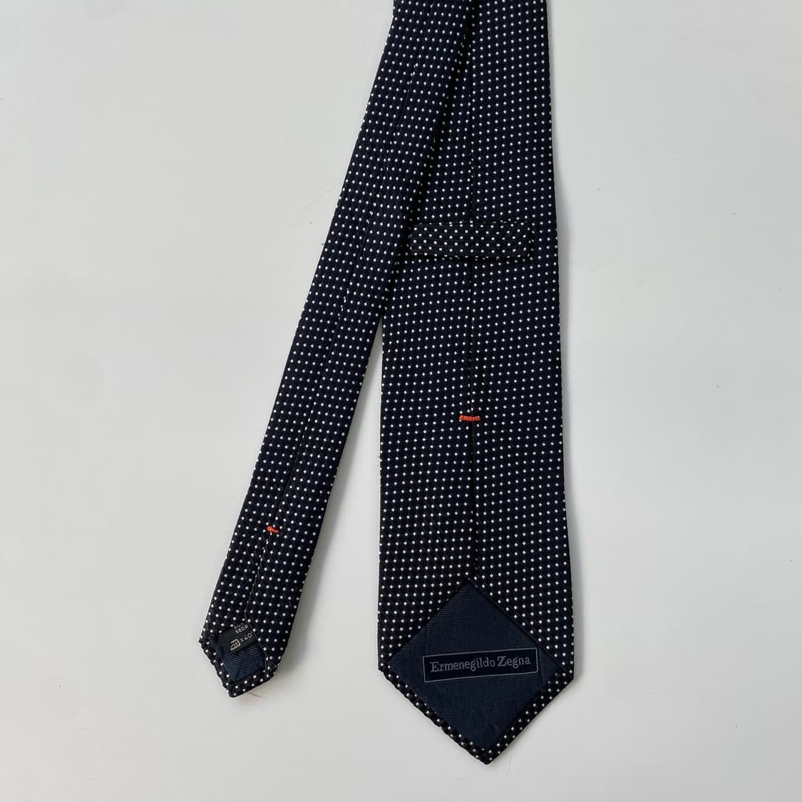 에르메네질도 제냐 정품 블랙 명품 넥타이 상품이미지2