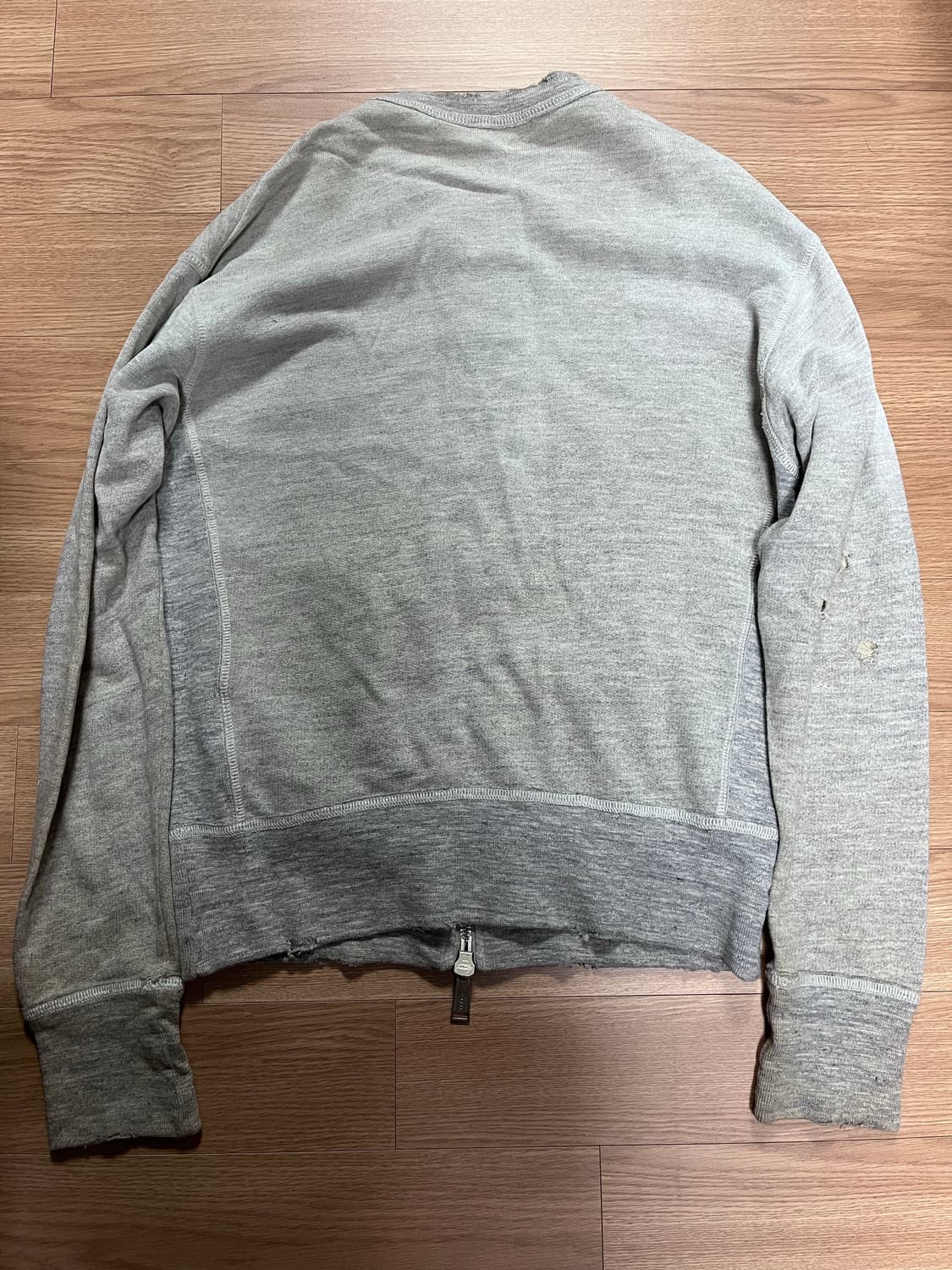 디스퀘어드2 빈티지 집업 가디건 그레이 XS 상품이미지6