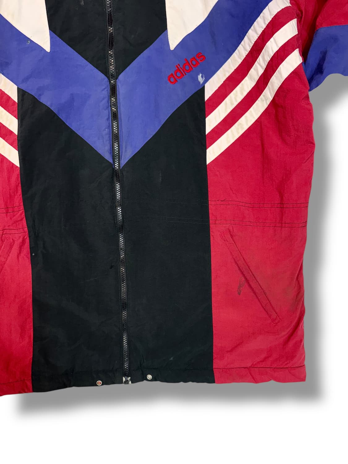 80s 아디다스 올드스쿨 트랙 점퍼 (L)  상품이미지3