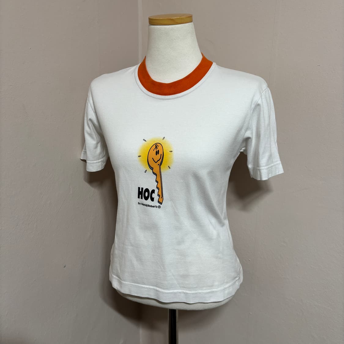 빈티지 프린팅 링거 반팔 상품이미지2