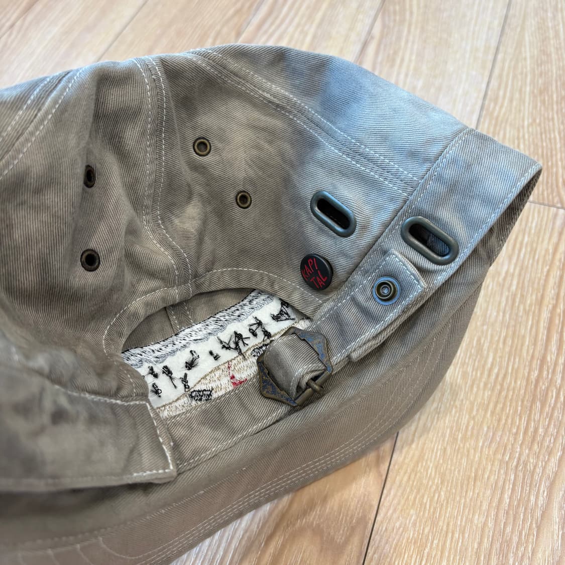 [KAPITAL] 레인 스컬 캡 모자 새상품 택 제거 상품이미지4