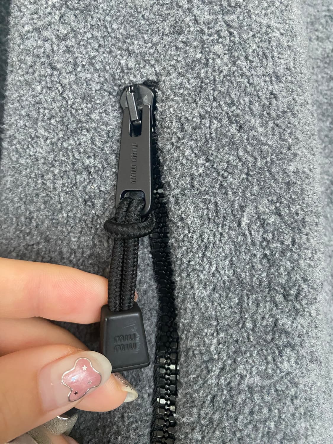 미우미우 플리스(후리스) 집업 xs 상품이미지4