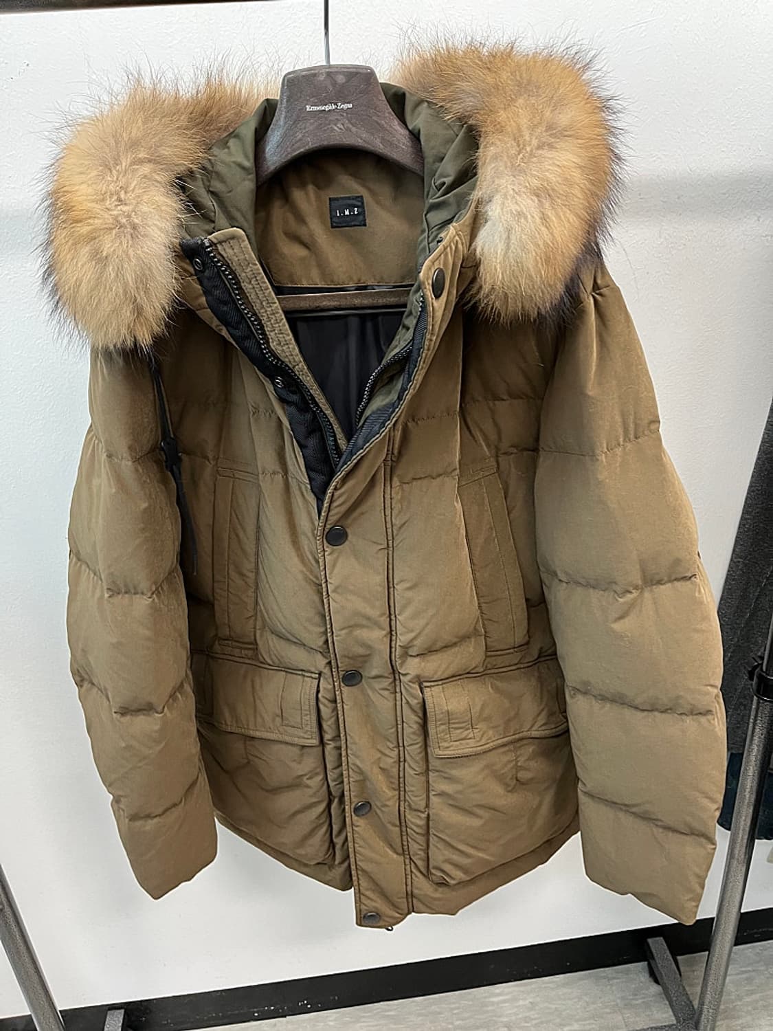 105-110) 인터매조 라쿤퍼 하프다운  상품이미지2