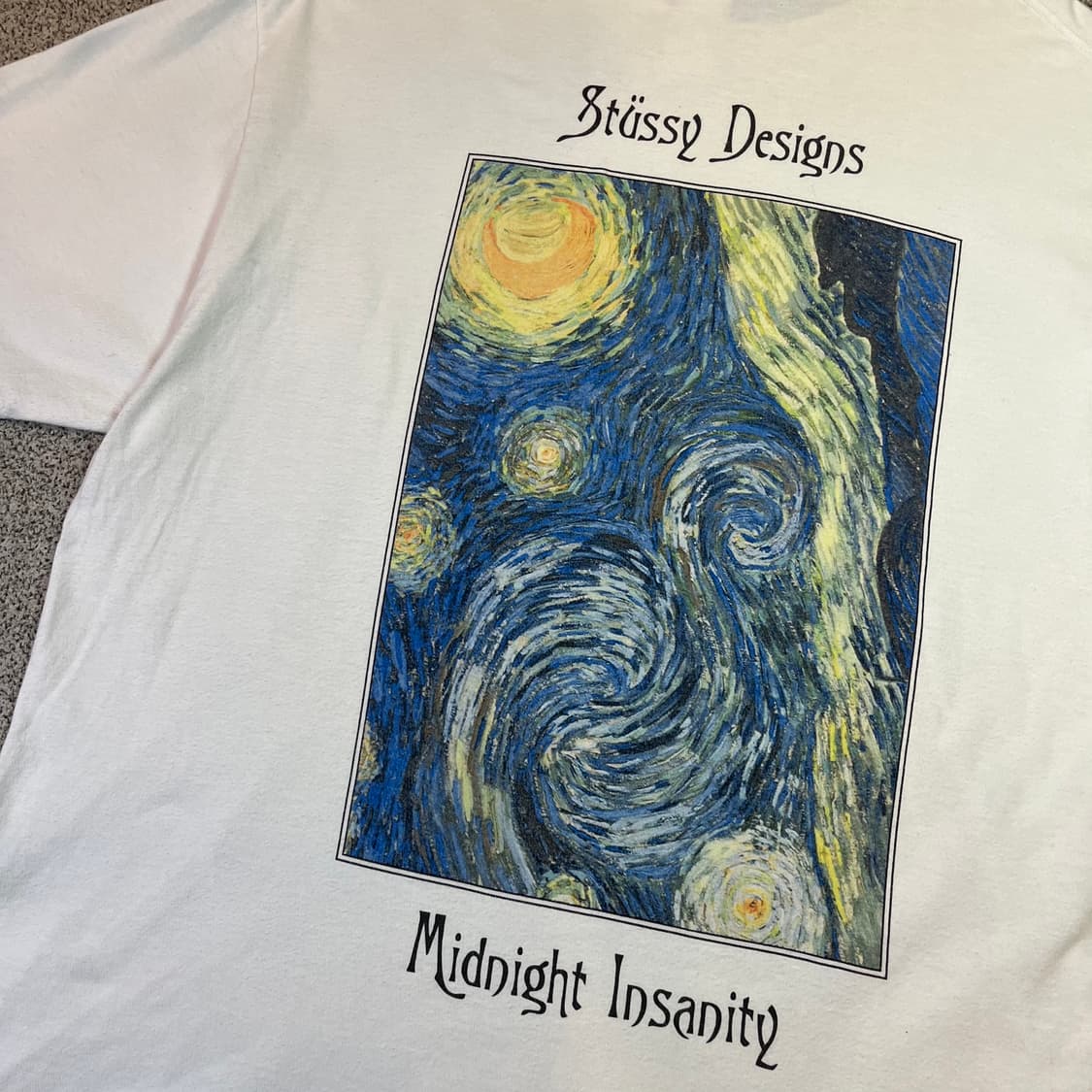 STÜSSY 스투시 미드나잇 인세티니 반팔 티셔츠 상품이미지3