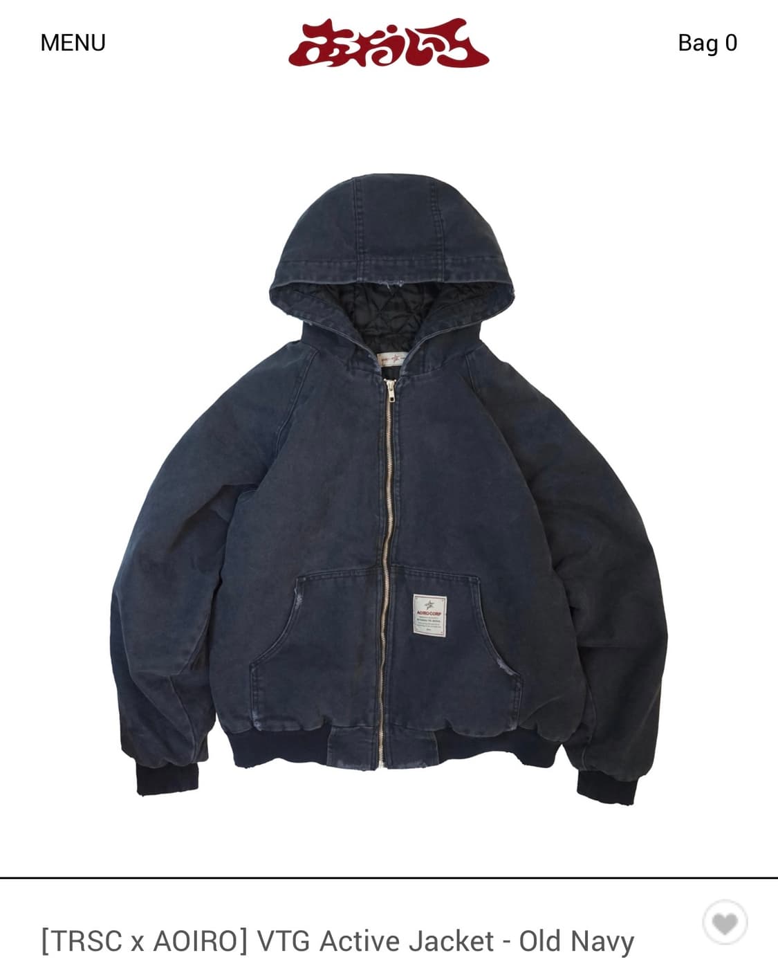 2 아오이로xtrandspace VTG 자켓 상품이미지1