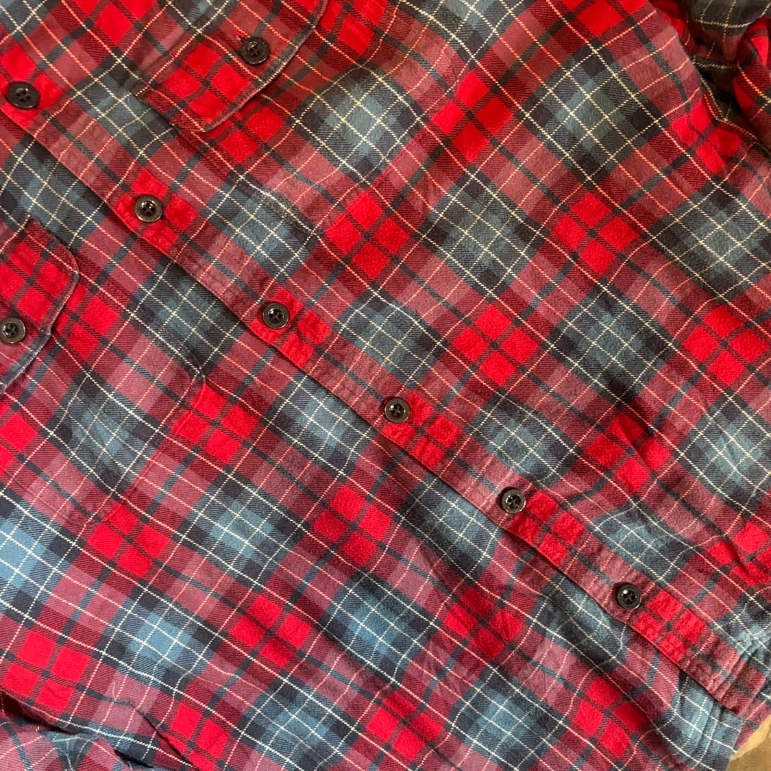 엘엘빈 플리스 라인드 플란넬 체크 셔츠 상품이미지5