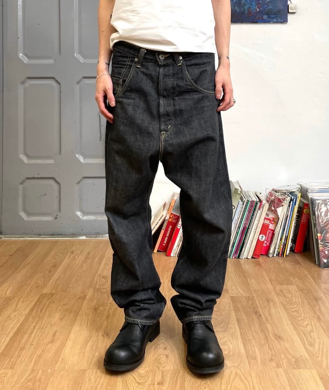 꼼데가르송 간류 사루엘 데님  상품이미지2