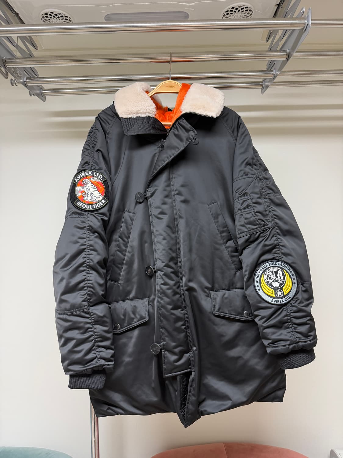 커스텀멜로우 x 아비렉스 n3b 파카 구스다운 상품이미지1